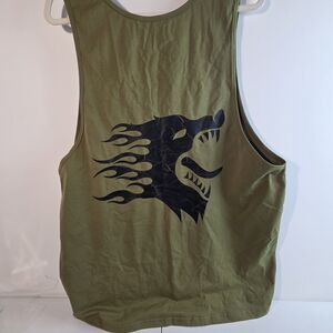 Kill Crew Porrada Series Vol.1 Tank Top Mens Size L Olive Green Inner Demons New